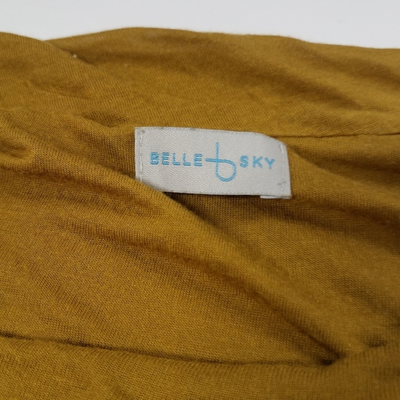 Belle Sky Green Pea Long Sleeve Shirt Dress - Picture 4 of 5